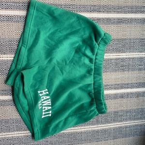 SHEIN lounge shorts, in size six (medium).